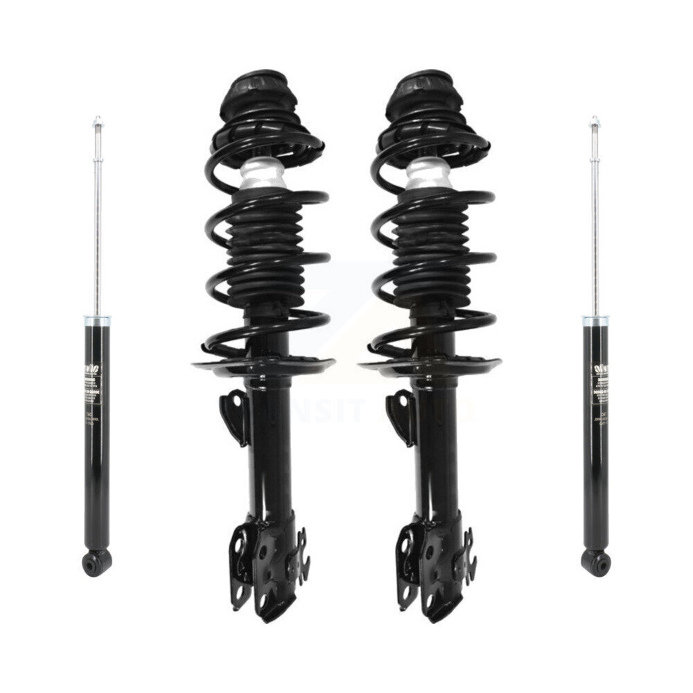 Front Rear Complete Shocks Strut & Coil Spring Assemblies Kit For 2015-2018 Toyota Yaris K78M-100450