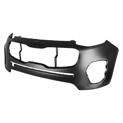 Bumper Cover Front w/o Parking Sensors Primed CAPA for Kia Sportage LX EX 2017–2019