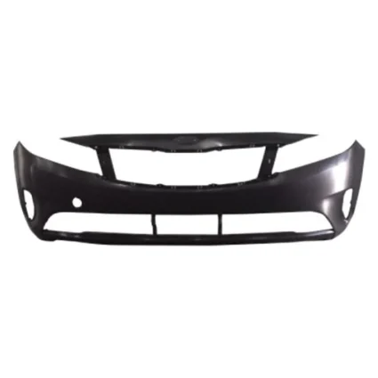 Bumper Cover Front w/o Park Assist Primed CAPA for Kia Forte Sedan 2017–2018