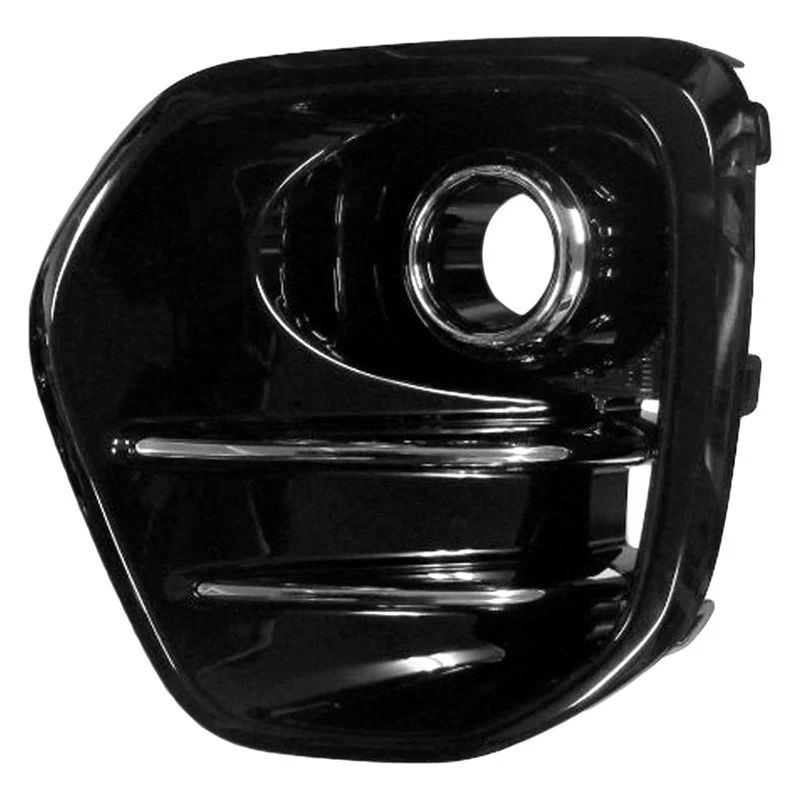 Bumper Insert Front Left Halogen Lamps Fog Lamp Bezel w/Fog Lamps Gloss Black for Kia Sportage 2017–2019
