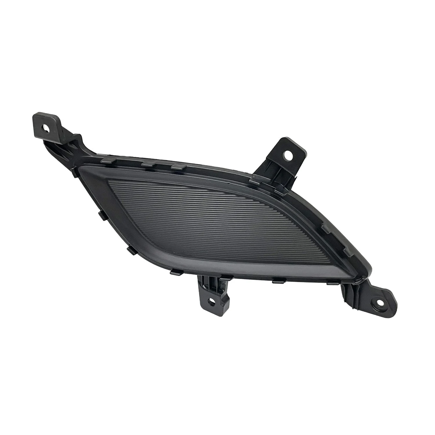Bumper Insert Front Left Fog Lamp Opening Cover w/o Fog Lamps for Kia Forte 2017–2018