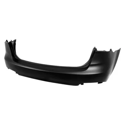 Bumper Cover Rear w/o Park Assist Primed CAPA for Kia Forte Sedan 2014–2016