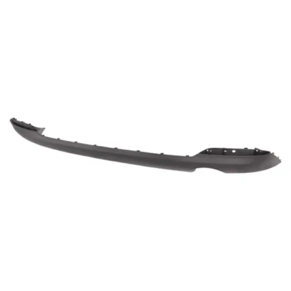Bumper Cover Rear Lower w/Exhaust Tip w/Exhaust Cutout Matte Dark Gray CAPA for Kia Forte 2014–2016