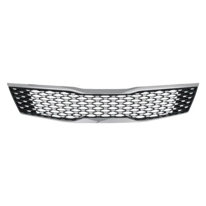 Grille Assembly Standard Type w/o Intelligent Cruise w/o Around View Monitor Dark Metallic for Kia Optima 2016–2018