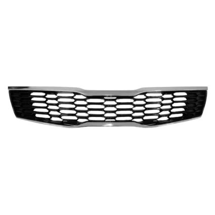 Grille Assembly w/o Around View Monitor Chrome/Black for Kia Optima 2019–2020