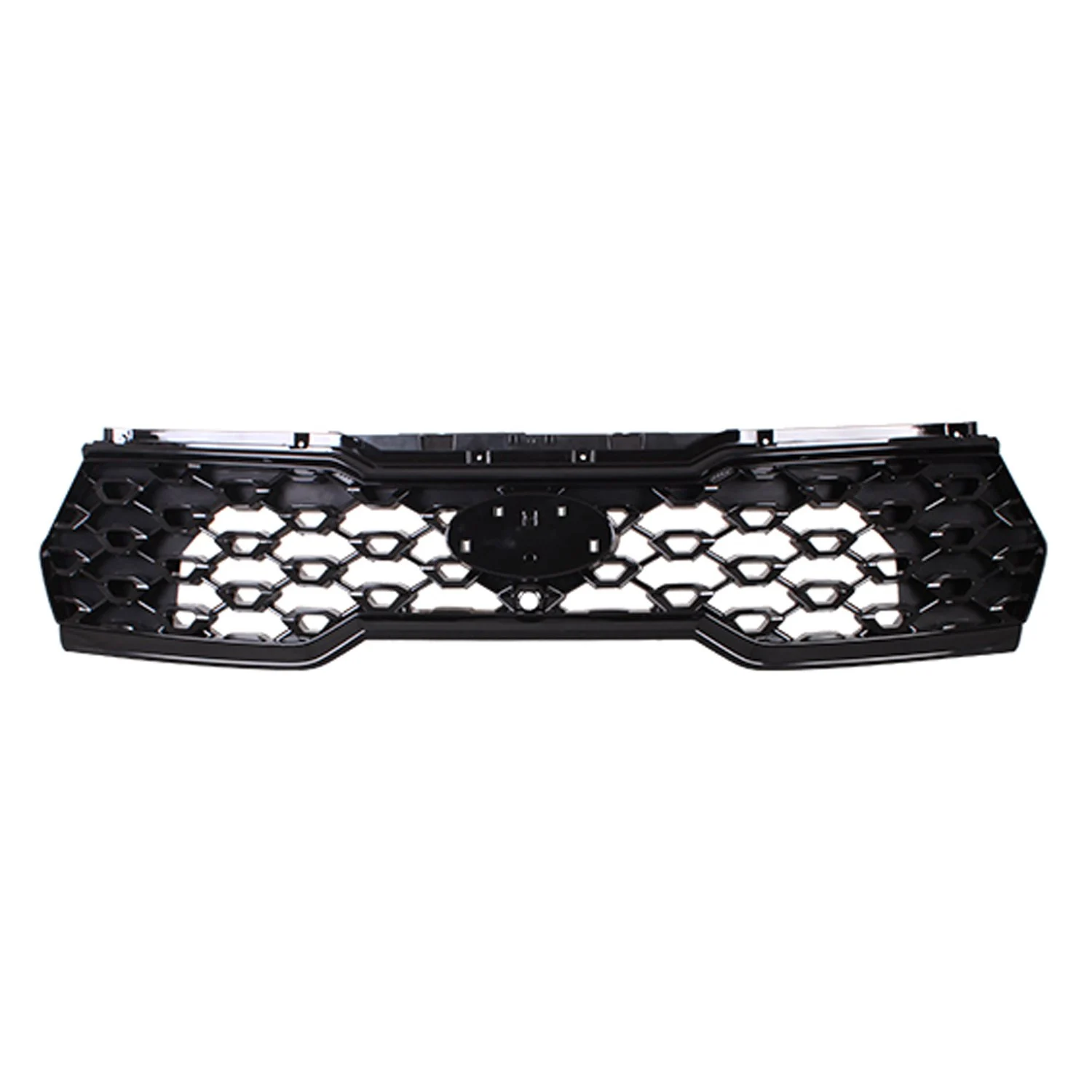 Grille Assembly w/Surround View Gloss Black CAPA for Kia Sorento SX Prestige 2021