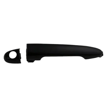 Exterior Door Handle Front Left w/Key Hole Matte Black for Kia Rondo 2007–2012