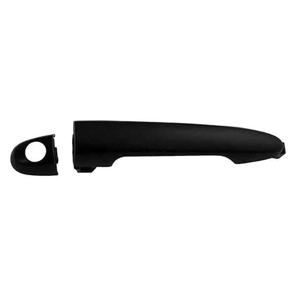 Exterior Door Handle Front Left w/Key Hole Matte Black for Kia Rondo 2007–2012