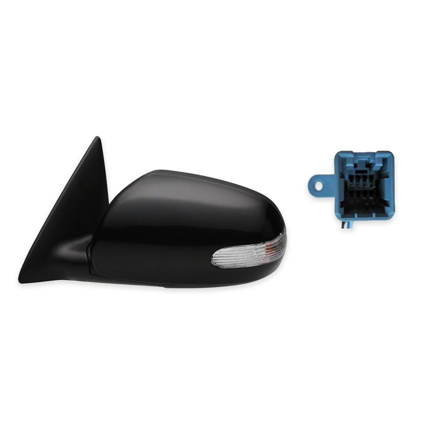 Door Mirror Assembly Left Power Heated w/Signal Lamp for Kia Forte Koup 2010