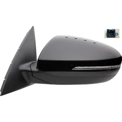 Door Mirror Assembly Left Power Manual Folding Non-Heated for Kia Optima Hybrid Hybrid Premium Hybrid EX Hybrid LX 2011–2013
