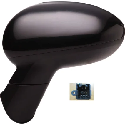 Door Mirror Assembly Left Power Heated w/o Turn Signal Lamp for Kia Rio Sedan Hatchback 2012–2014