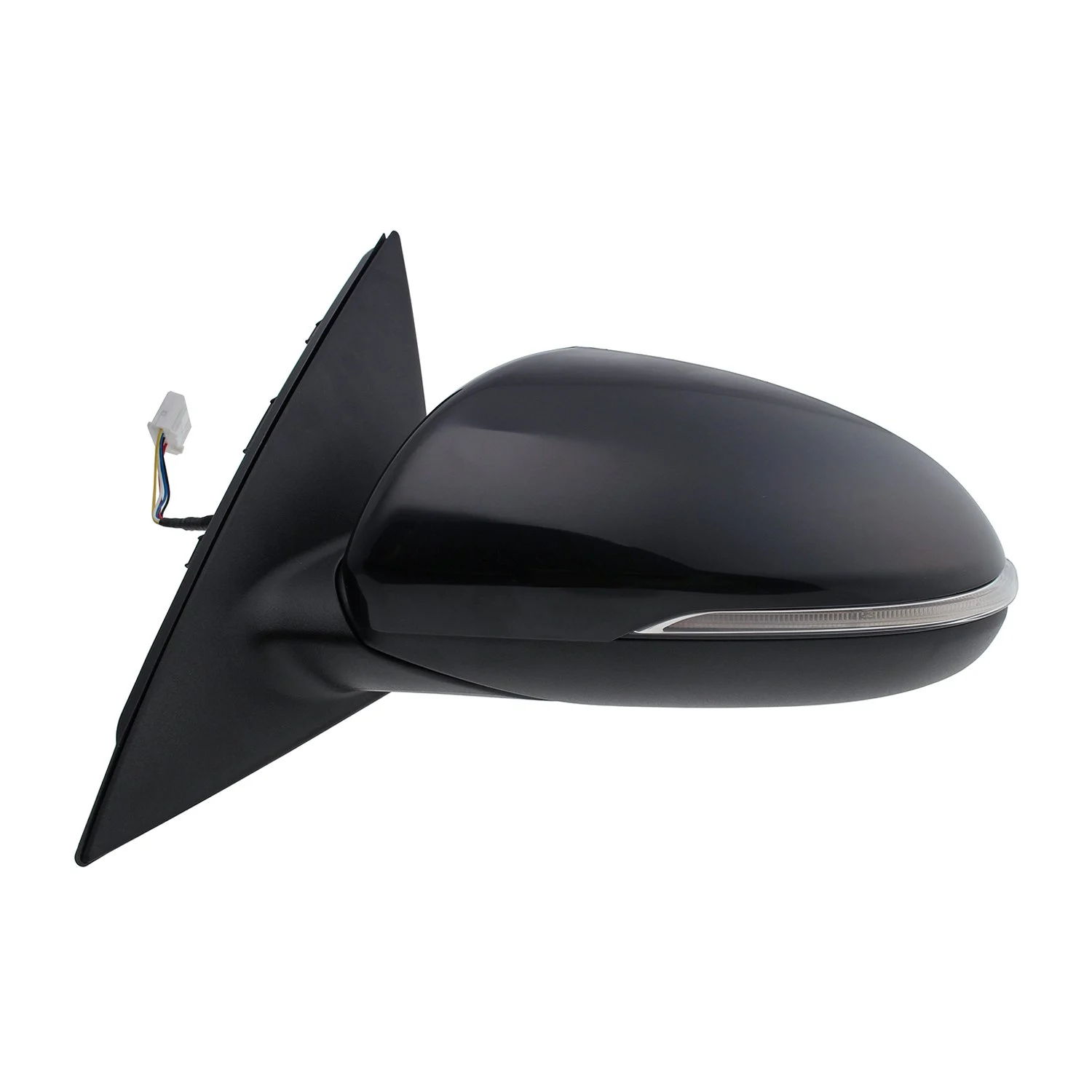 Door Mirror Assembly Left Power Non-Heated w/o Blind Spot Detection for Kia Optima 2016–2018