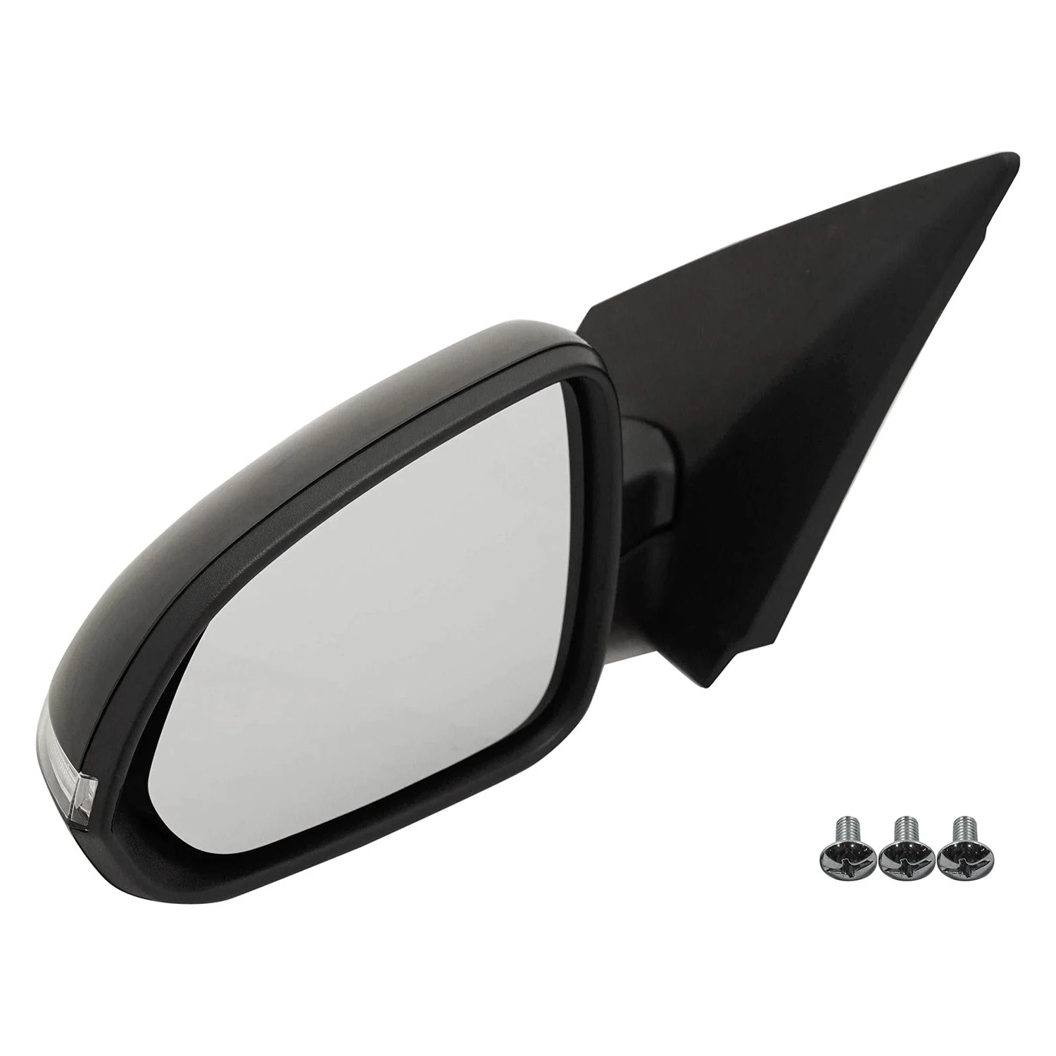 Door Mirror Assembly Left Power Heated w/Signal Lamp Black for Kia Rio Sedan Hatchback S EX 2018