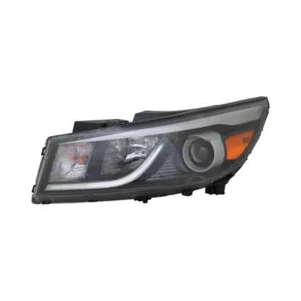 Headlight Assembly Composite Left Halogen w/o LED Driver Running Lamp CAPA for Kia Sedona 2015–2018