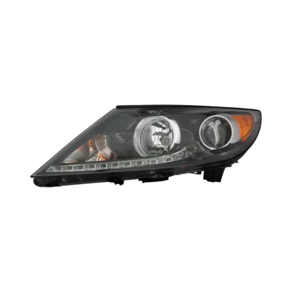 Headlight Assembly Composite Left w/o LED Accent Light for Kia Sportage 2013–2016