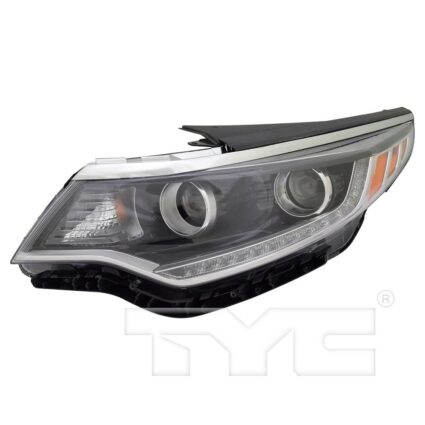 Headlight Assembly Composite Left Halogen w/Daytime Running Light for Kia Optima 2016–2017