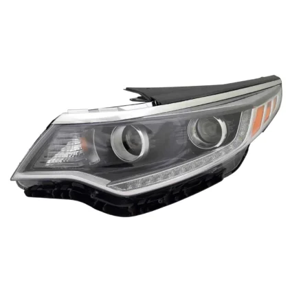 Headlight Assembly Composite Left Halogen w/Daytime Running Light CAPA for Kia Optima 2016–2017