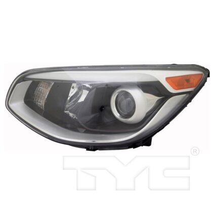 Headlight Assembly Composite Left Halogen Projector Type for Kia Soul 2017–2019