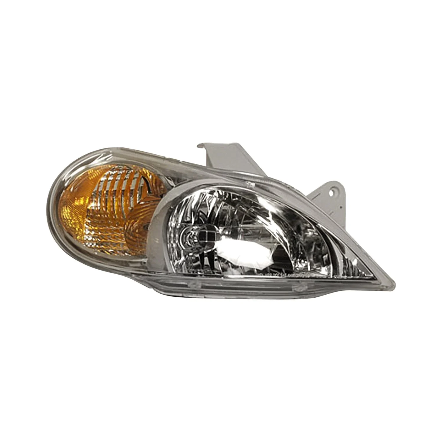 Headlight Assembly Composite Right Includes Park/Signal/Marker Lamps for Kia Rio 2001–2002