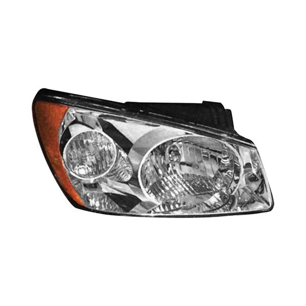 Headlight Assembly Composite Right New Design for Kia Spectra Sedan 2004–2006