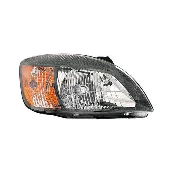 Headlight Assembly Composite Right Type 2 w/Amber Reflector Smote Glass Trim for Kia Rio Sedan 2010–2011