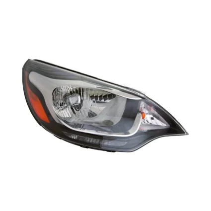 Headlight Assembly Composite Right w/o LED Position Lamp CAPA for Kia Rio Sedan LX EX 2012–2017