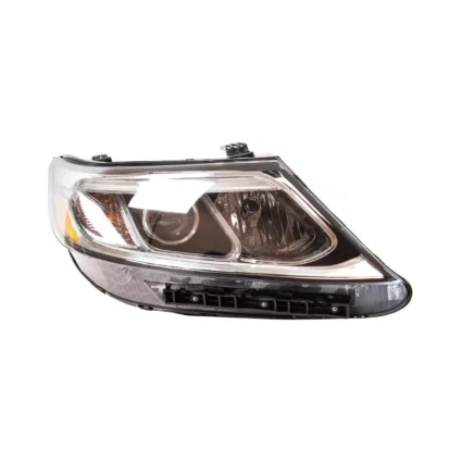 Headlight Assembly Composite Right Halogen w/Auto Level Control CAPA for Kia Sorento LX 2014–2015