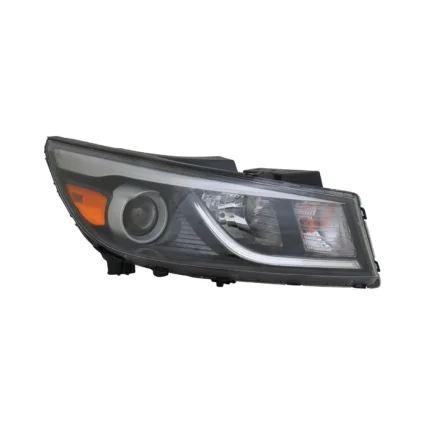Headlight Assembly Composite Right Halogen w/String LED Driver Running Lamp for Kia Sedona L LX EX 2015–2018