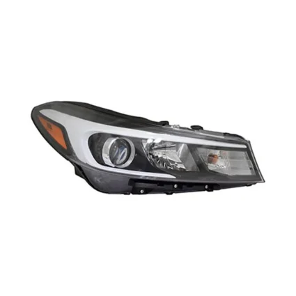 Headlight Assembly Composite Right Halogen w/o LED Position Lamp for Kia Forte Sedan 2017–2018