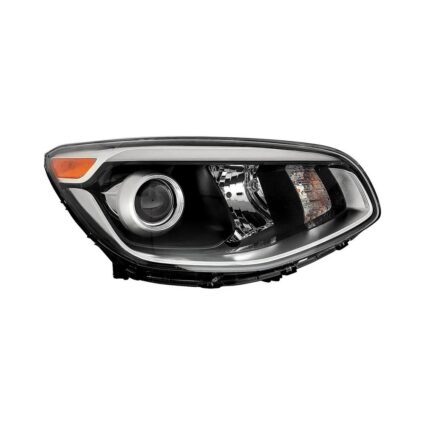 Headlight Assembly Composite Right Halogen Projector Type for Kia Soul 2017–2019