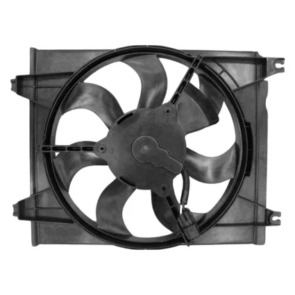 A/C Condenser Fan Assembly Right Includes Motor/Blade/Shroud Late Design for Kia Spectra 2005–2009