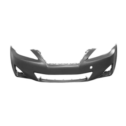 Bumper Cover Front w/o Headlamp Washer w/o Park Distance Sensors Primed CAPA for Lexus IS350 2011–2013