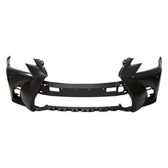 Bumper Cover Front w/o F Sport Pkg w/Parking Sensors w/o Headlamp Washers Primed for Lexus GS200t GS350 GS450h
