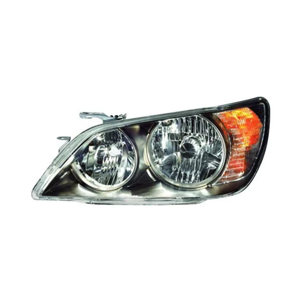 Headlight Assembly Composite Left HID w/Sport Pkg Special Design Black for Lexus IS300 2004–2005
