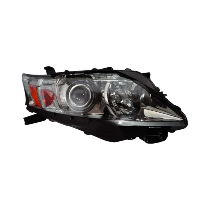 Headlight Assembly Composite Right Halogen Type 1 Chrome Bezel Canada Built CAPA for Lexus RX350 2010–2012