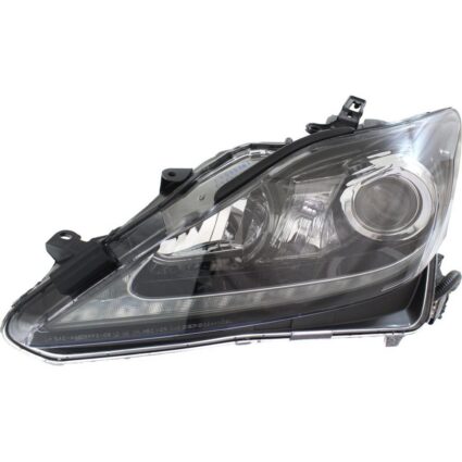 Headlight Lens Housing Left HID CAPA for Lexus IS350 2012–2013