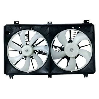 Engine Cooling Fan Assembly Motor/Blade/Shroud Dual Fan Assembly for Lexus IS250 2014–2015