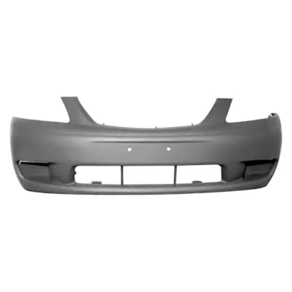 Bumper Cover Front w/o Side Garnish w/o Side Moldings Primed CAPA for Mazda MPV LX ES 2000–2001