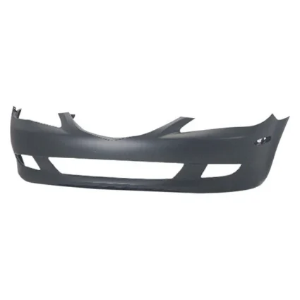 Bumper Cover Front Standard Type w/o Spoiler Primed CAPA for Mazda 6 S i 2003–2005