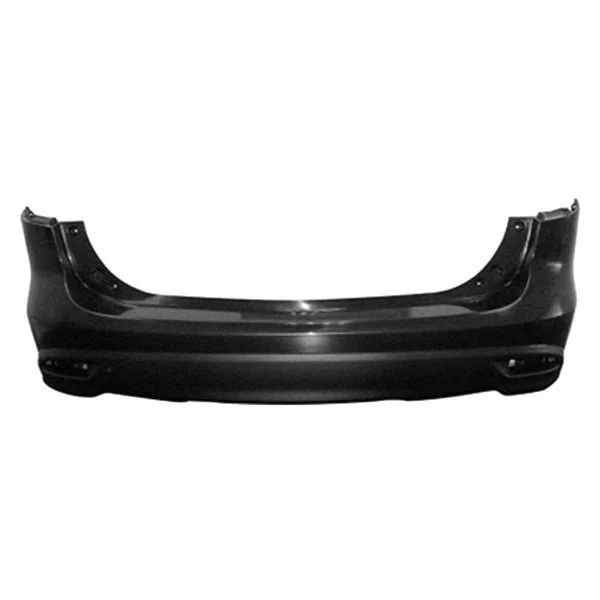 Bumper Cover Rear w/Textured Lower w/o Parking Sensor Primed for Mazda 5 2012–2017