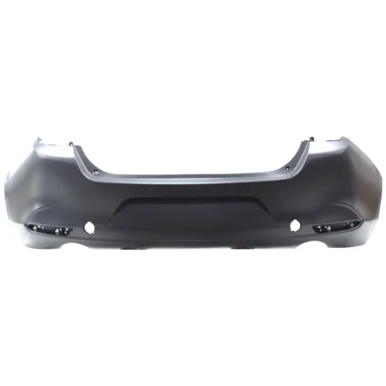 Bumper Cover Rear w/o Parking Sensors Primed CAPA for Mazda 3 Sedan 2019–2024