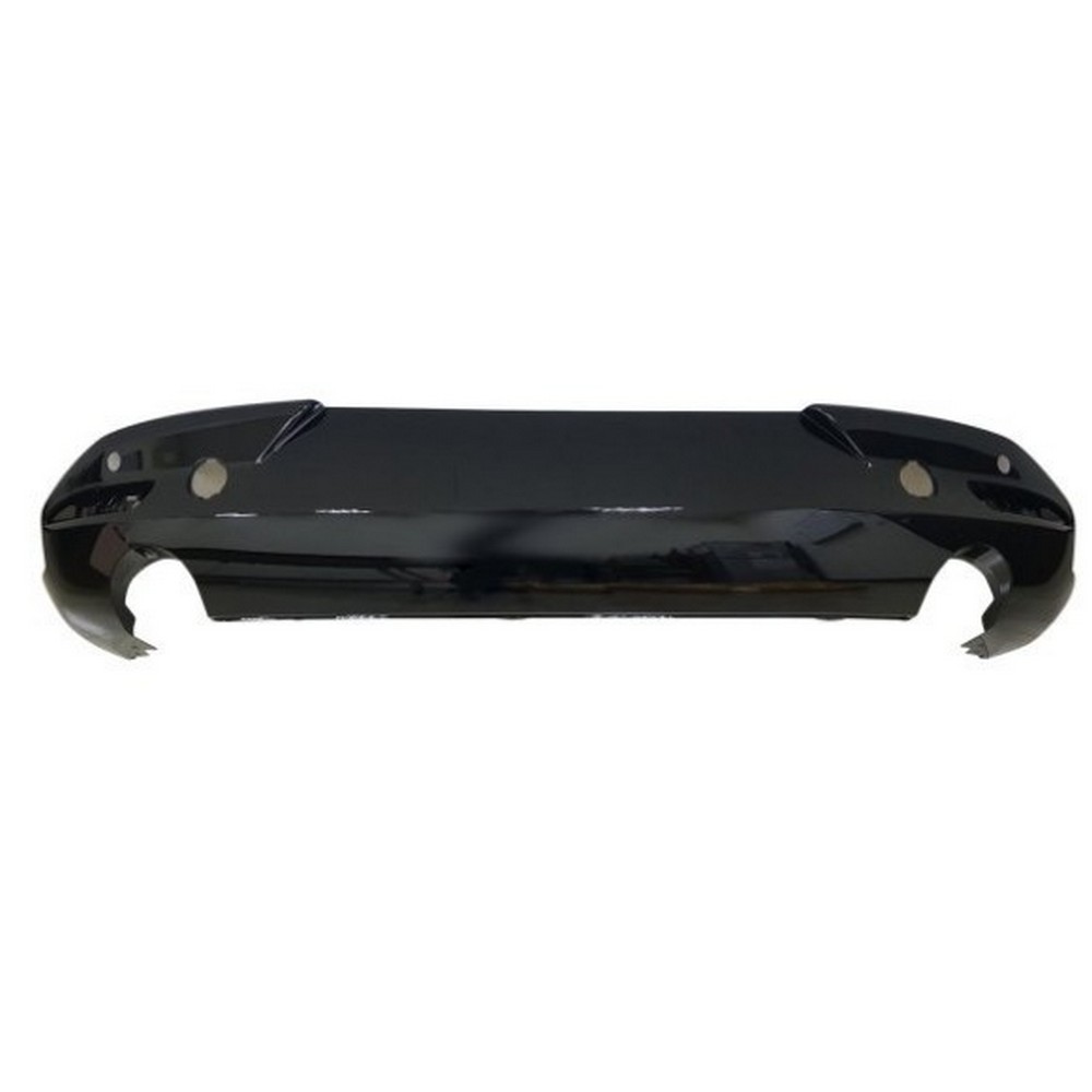 Bumper Cover Rear Lower w/Parking Sensors Gloss Black for Mazda 3 Hatchback 2019–2024