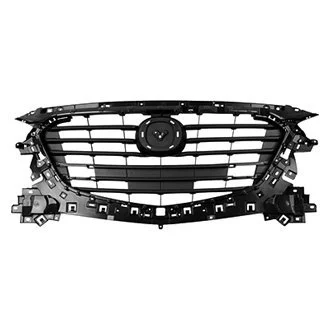 Grille Assembly Matte Black Mexico Built for Mazda 3 Sedan Hatchback 2017–2018