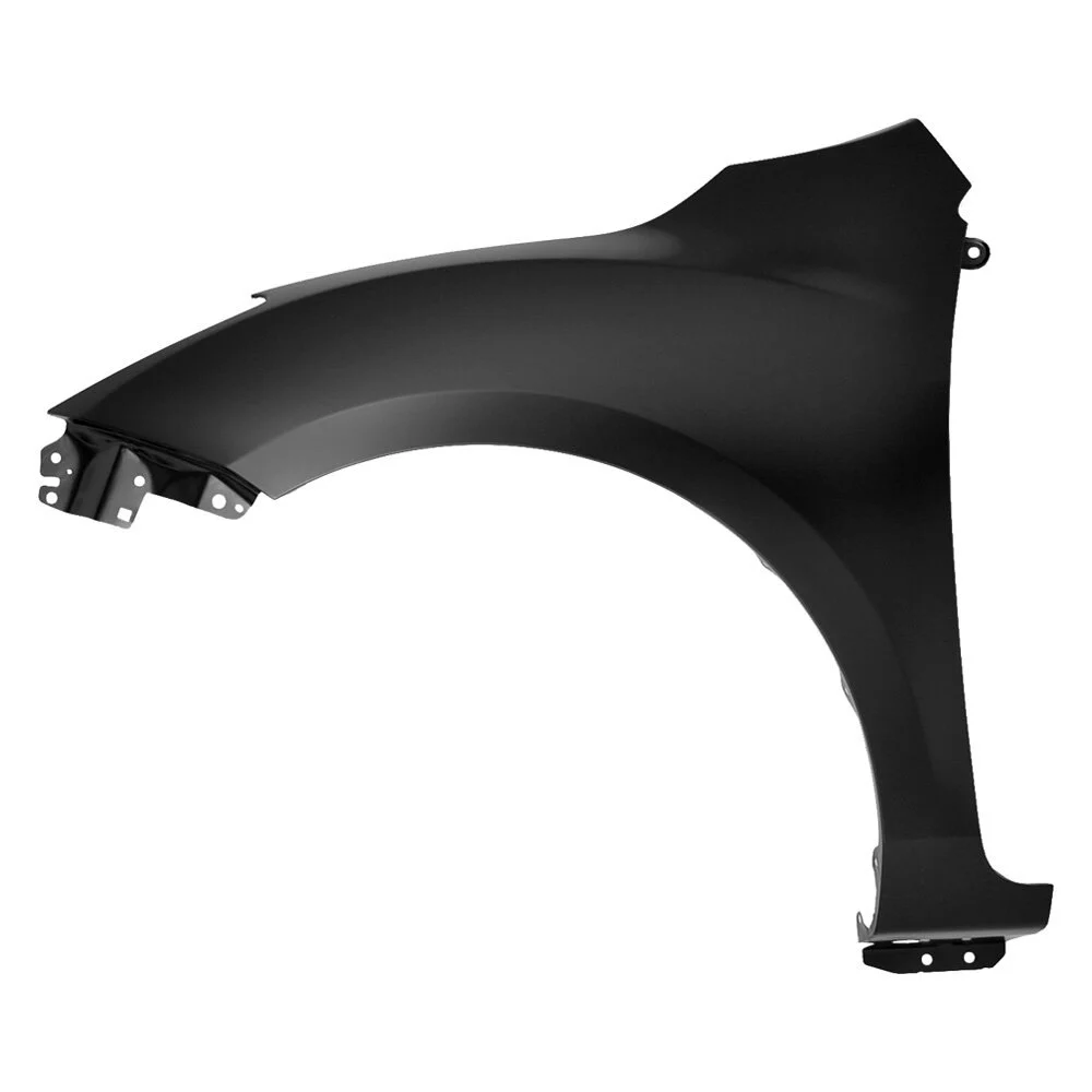 Fender Front Left w/Stone Guard w/o Side Signal Lamps w/o Molding Hole CAPA for Mazda 3 Sedan 2010–2013