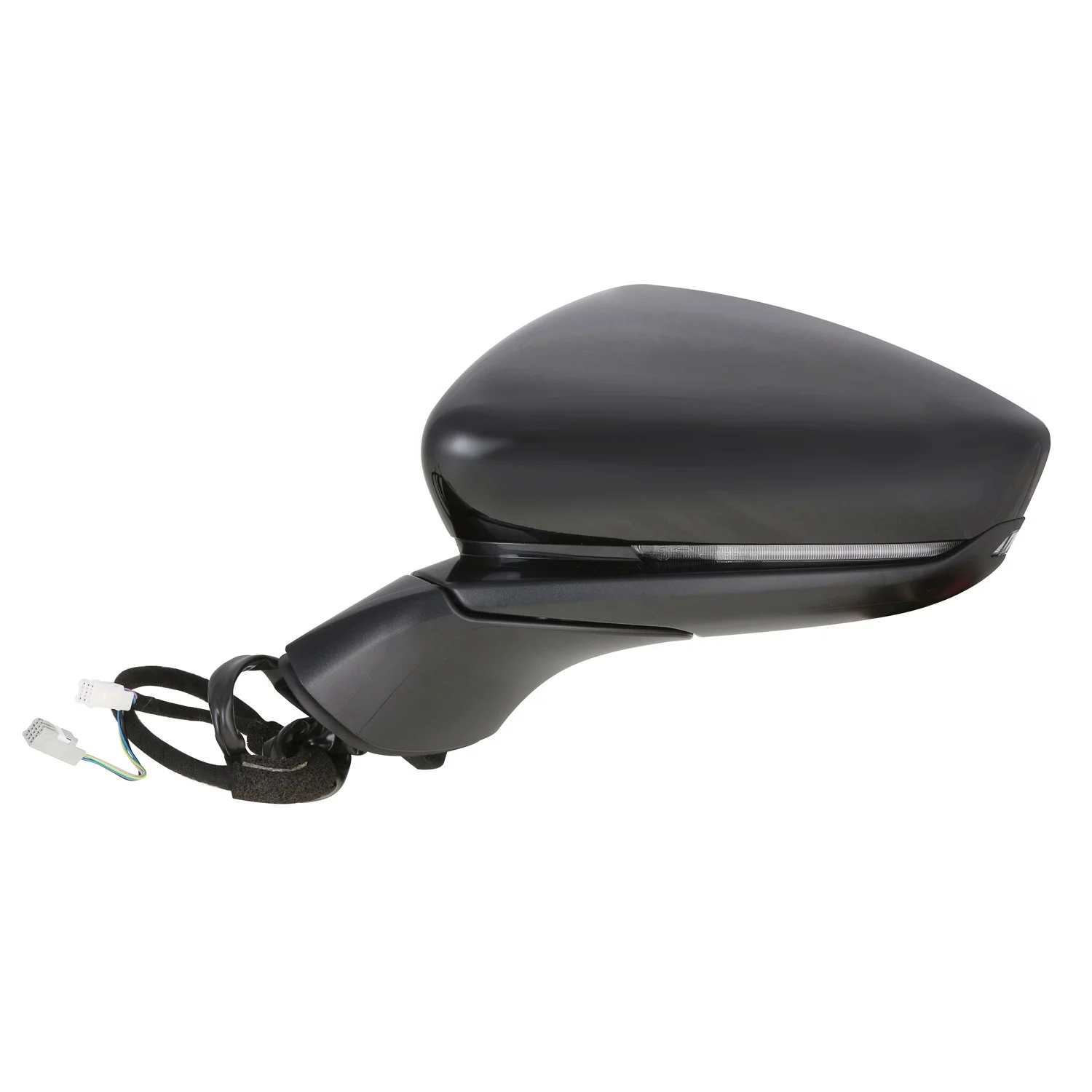 Door Mirror Left Non-Heated w/Signal Lamp w/Memory w/BSD w/Cover for Mazda 3 Hatchback 2019–2024