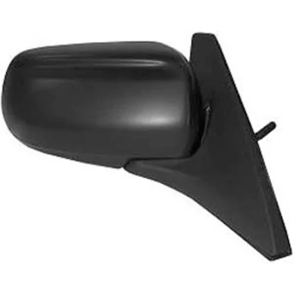 Door Mirror Assembly Right Non-Heated Power Remote w/Textured Cap Black for Mazda Protege 1999–2003