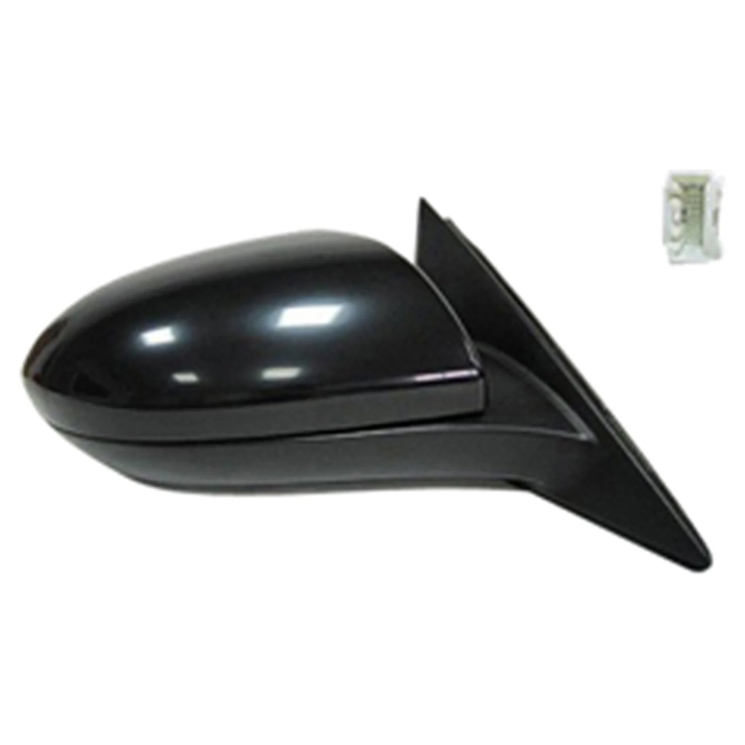 Door Mirror Assembly Right Power Non-Heated w/o Lighted Entry w/Cover for Mazda 6 2009–2013
