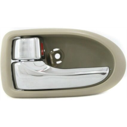 Interior Door Handle Front Left w/Chrome w/Beige Inside for Mazda MPV 2000–2003