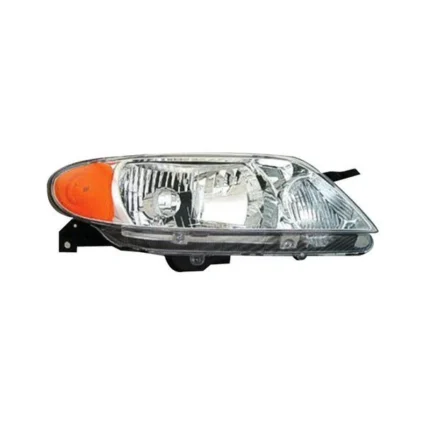 Headlight Assembly Composite Right w/Aluminum Bezel for Mazda Protege Sedan 2001–2003