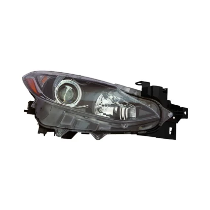 Headlight Assembly Composite Right Halogen for Mazda 3 2014–2016